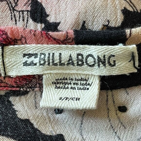 Billabong Lust Linger Long Sleeve Blouse Size Sm - Picture 4 of 15